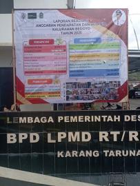 LAPORAN PERTANGGUNGJAWABAN REALISASI ANGGARAN PENDAPATAN DAN BELANJA KALURAHAN TAHUN 2025